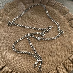 Purse strap/chain with clips on each end